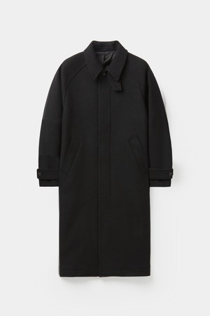[COOR] Belandi Cashmere-Blend Balmacaan Coat (Black) 正規品 韓国ブランド 韓国通販 韓国代行 韓国ファッション クール クーア クアー COOR 日本 店舗