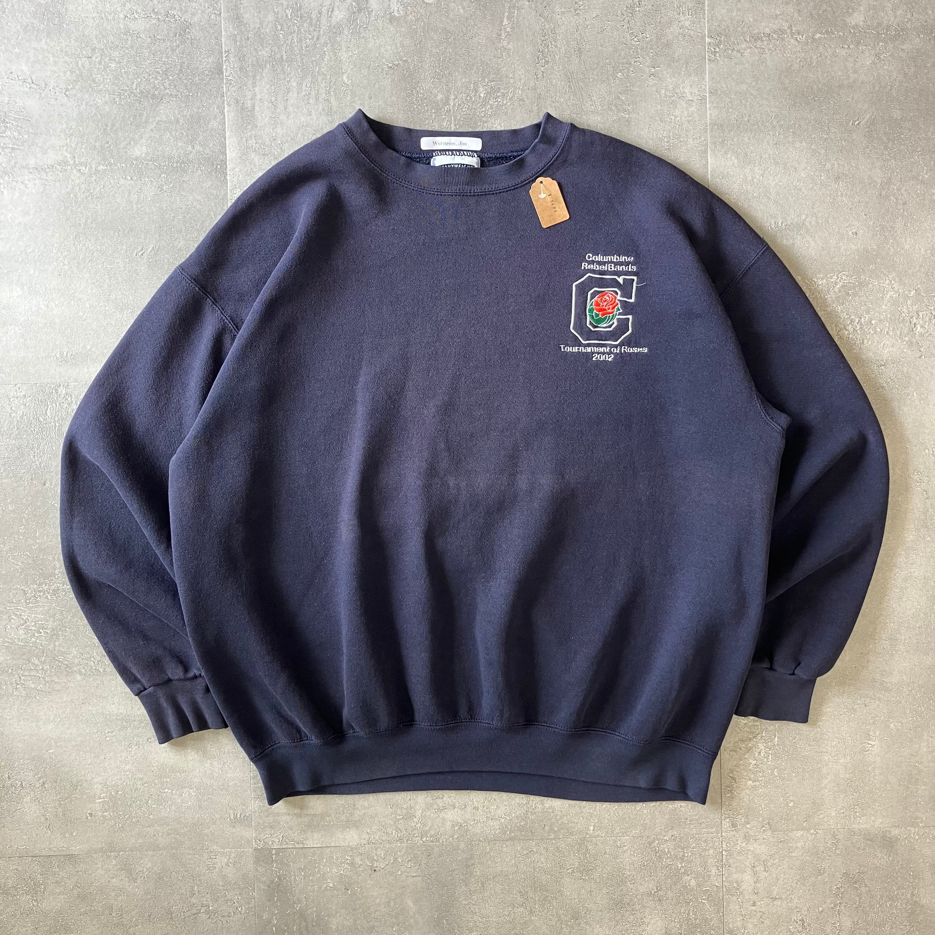 Lee 00s ワンポイント刺繍 スウェット ネイビー No.2001