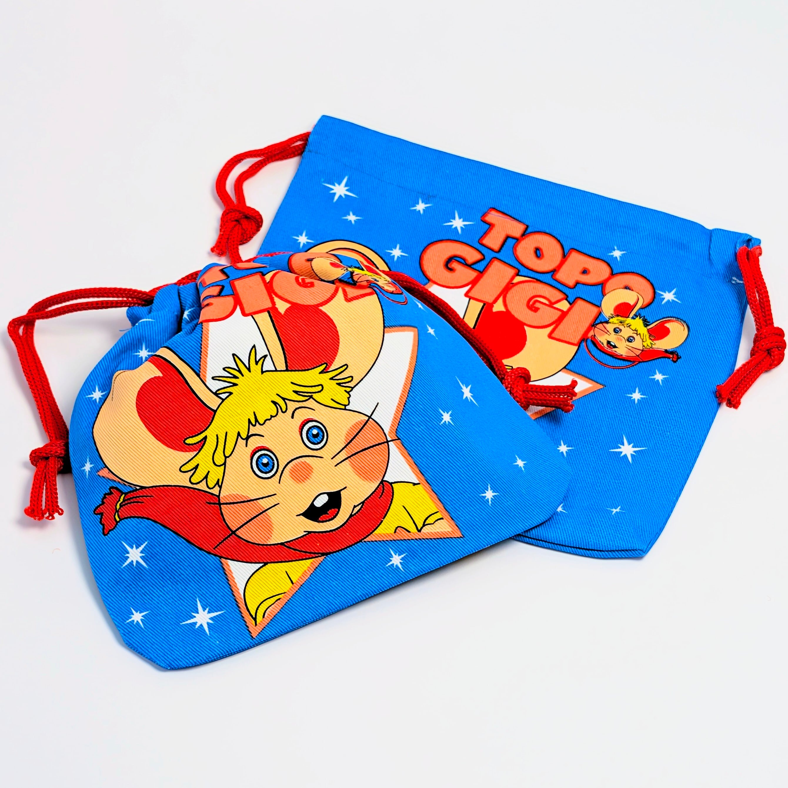 ✨️可愛すぎて何枚も欲しい♡✨️アメリカンキャラクターPURSE【 Topo Gigio(トッポ・ジージョ)】 トッポルイス / マリア・ペレーゴ / 巾着袋 〚アメリカン雑貨 アメトイ〛