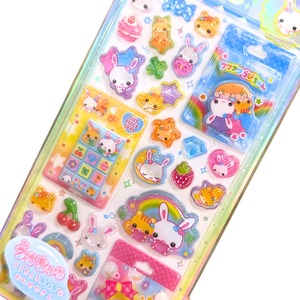 みにちゅあポップシール　フワフワらびちゃん