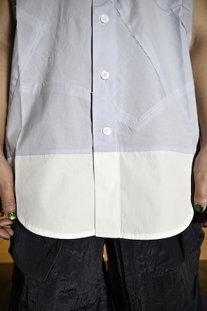 【26SS】Feng Chen Wang フェンチェンワン / Stripe Sleeveless Shirt