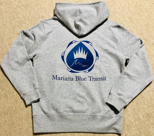 Mariana Blue Transit 【ブランドリリース記念 パーカー】Grey