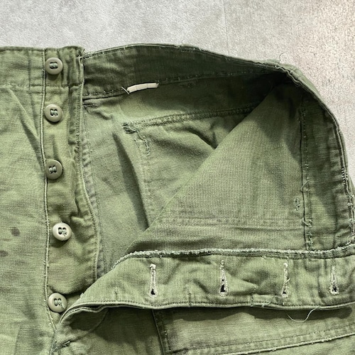 60-70s アメリカ軍 実物 OG107 ベイカーパンツ 36/31 詳細写真7