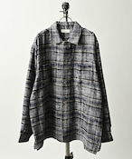 many men many mind Damaged Check Work Shirt (NAV) M2615020