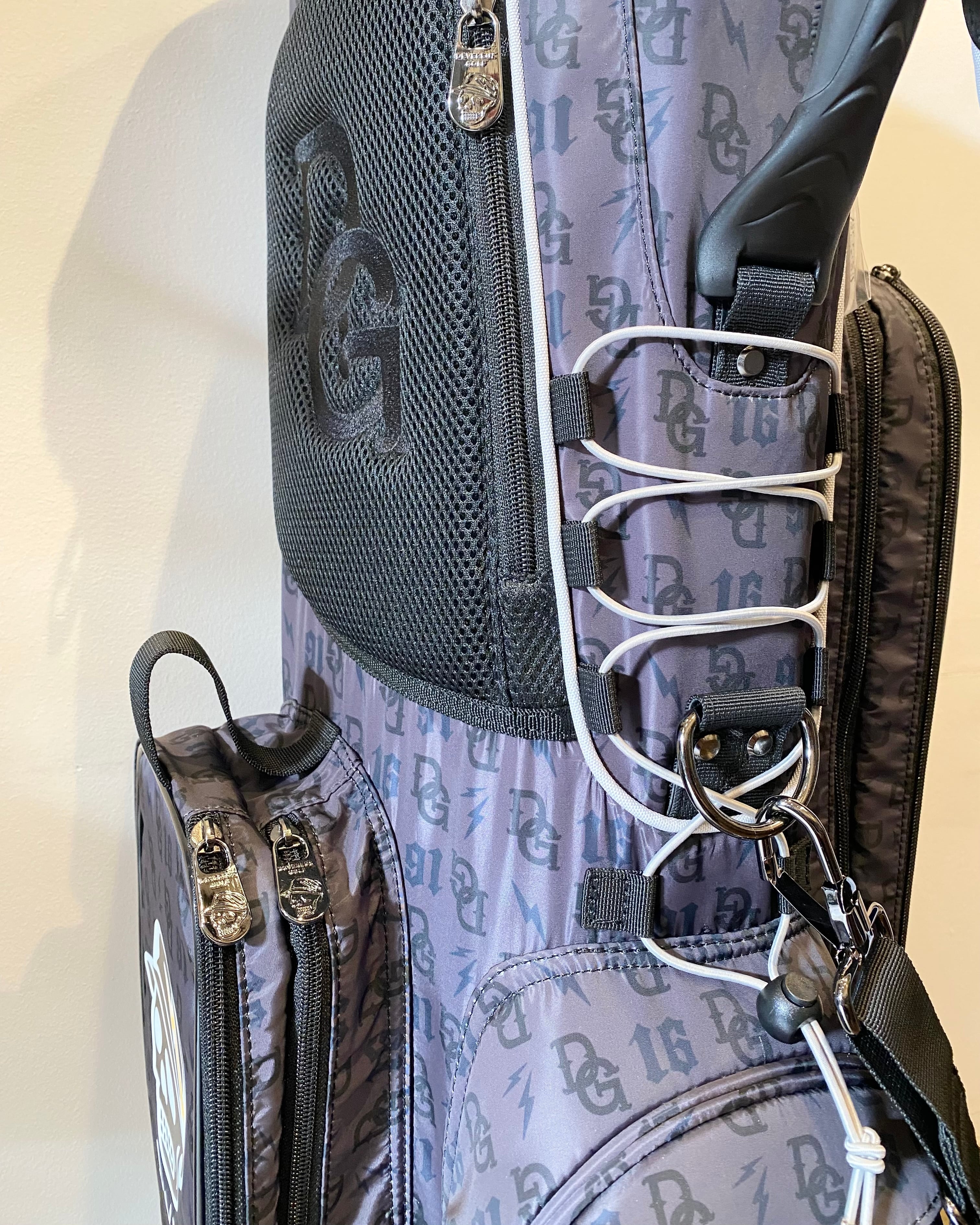 DEVEREUX GOLF】DGモノグラムキャディーバッグ (BLACK) | Sandy GOLF