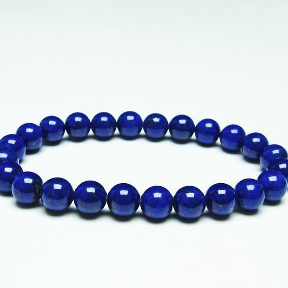 ラピスラズリ ブレスレット 8mm 一点物 おまかせ便 111-31127