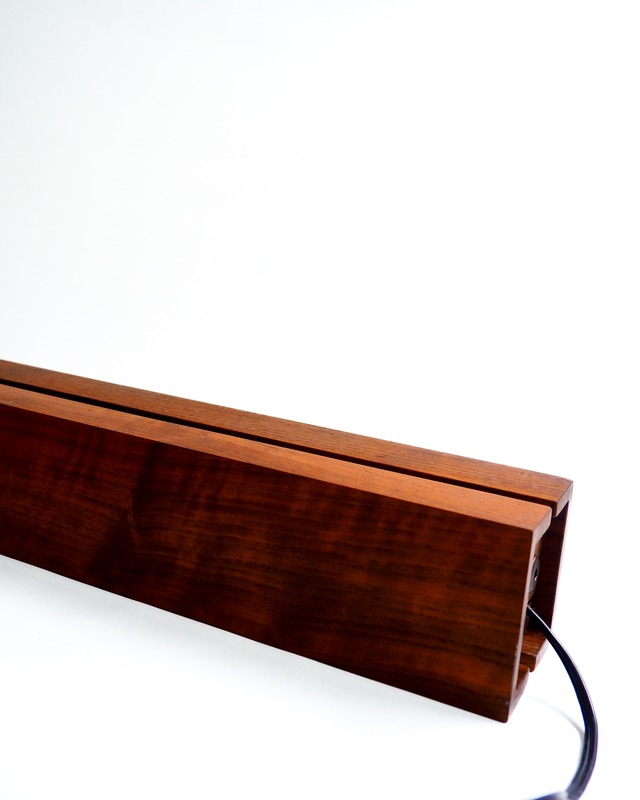 2008 Walnut wood lamp