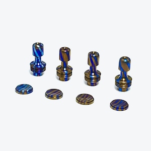 GHOST ANODIZED TITANIUM BB TIP / BUTTON (Type: A)
