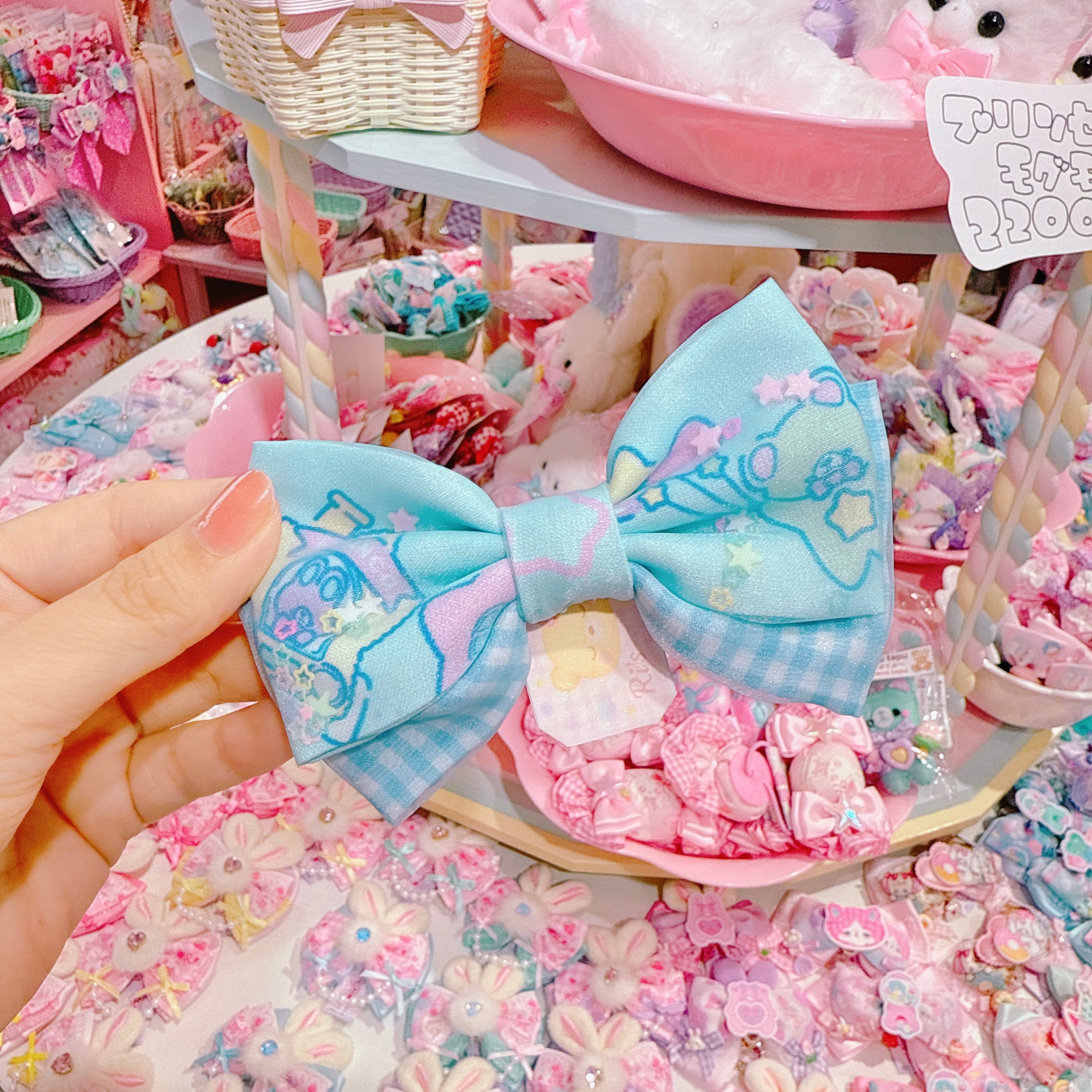 【R36】62-22ファブリックヘアクリップ