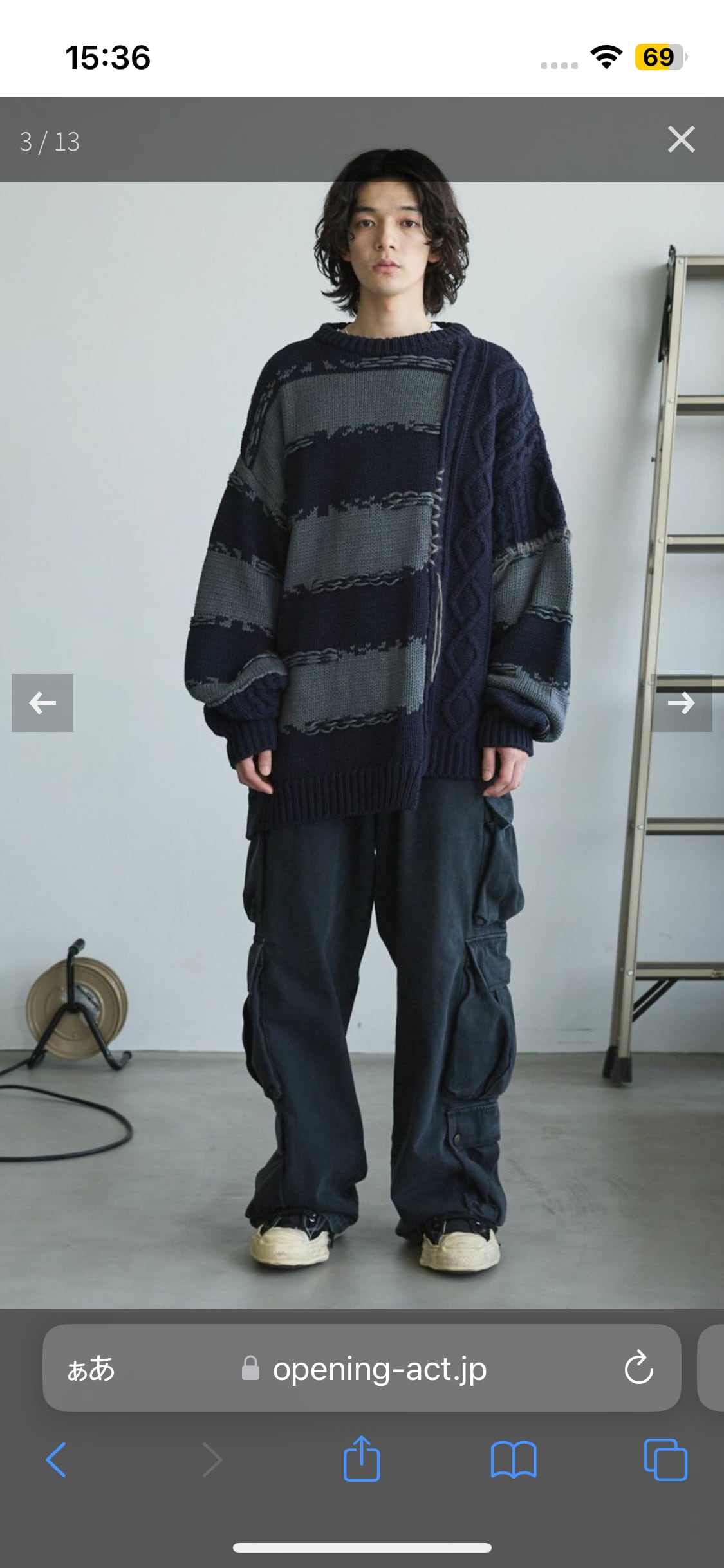 ROTOL×OPENING ACT ］ Exclusive-FRANKEN CN KNIT | aikagi2