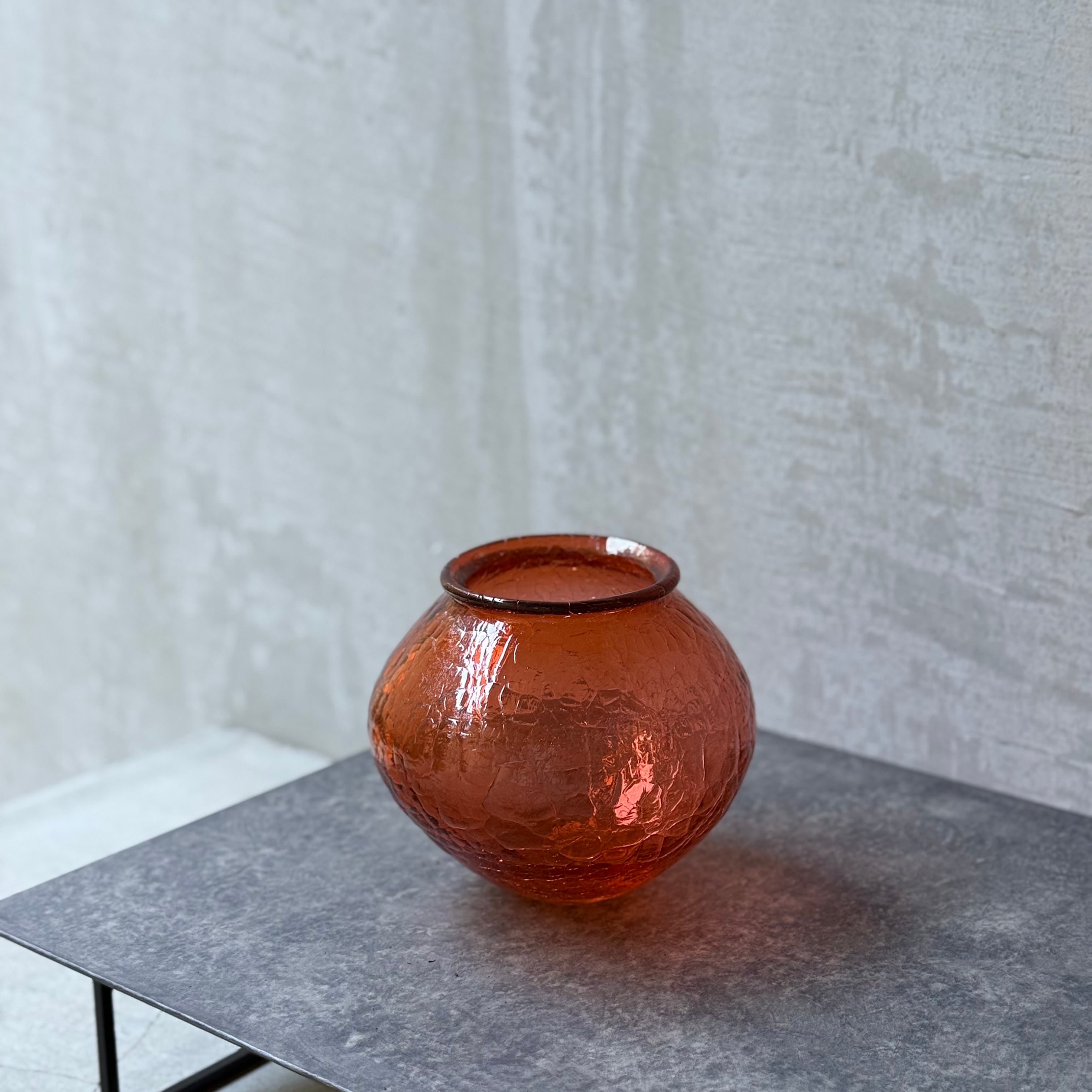 橋村大作 WCRACK 花器 赤