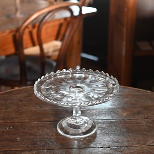 Compote / コンポート【D】〈 ケーキスタンド・プレスガラス・焼き菓子・店舗什器・食器・アンティーク・ヴィンテージ 〉114529