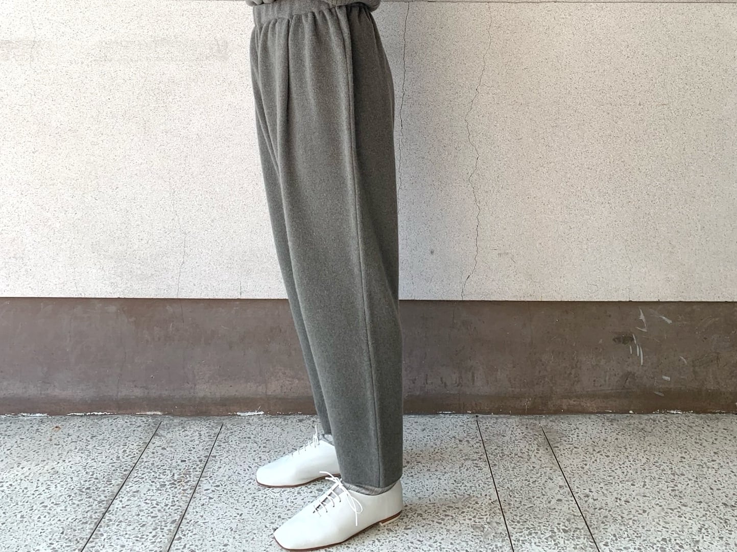 evam eva ＊ ウールカシミアパンツ evam eva】press wool pants/E253K178 | eighty88eight