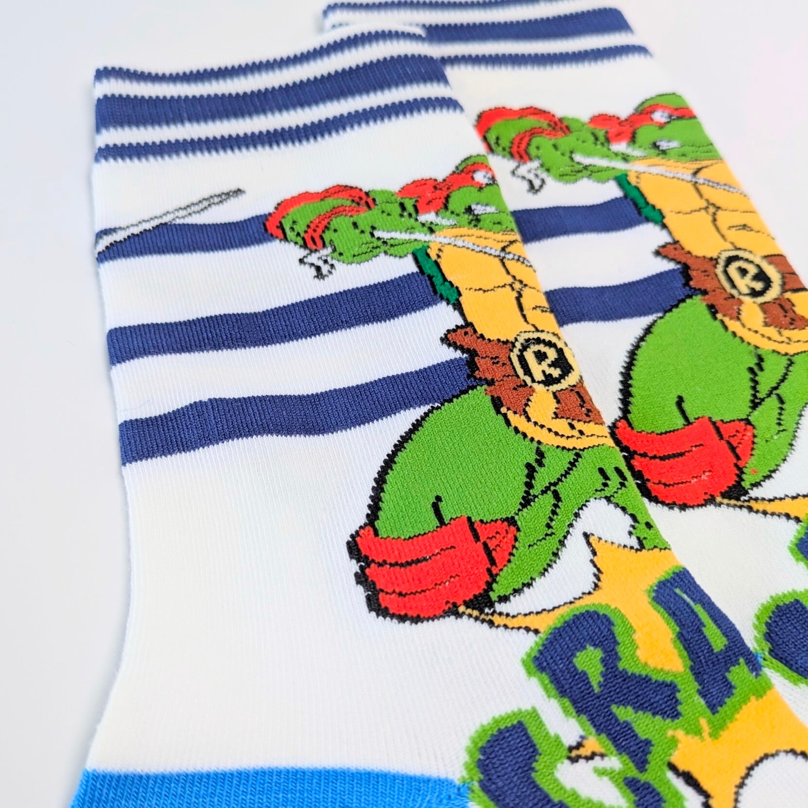♧【 crew socks / クルーソックス 】Teenage Mutant Ninja Turtles ( タートルズ ) / 靴下 / ソックス〚アメリカン雑貨 アメトイ〛