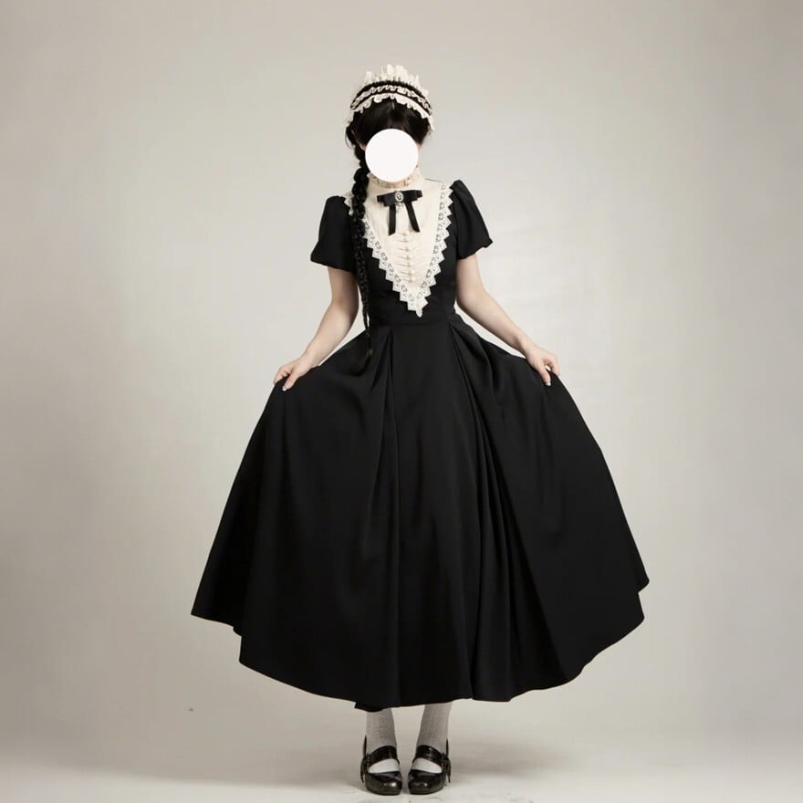 ヴィクトリアンメイド｜黒×白の静謐な佇まいが際立つクラシカル4点