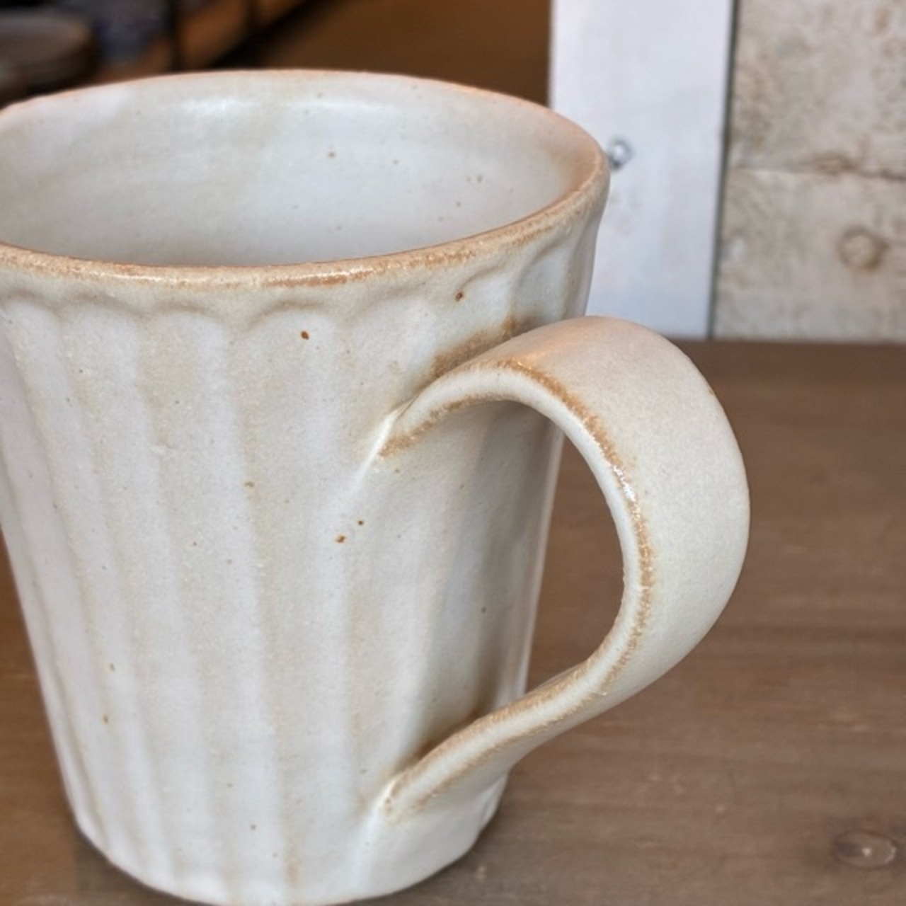 MASHIKO Straight mug　益子焼　ストレートマグカップ　200ml　キナリ　お茶　緑茶　ティーカップ　コーヒーカップ　電子レンジOK　食洗機OK　ギフト