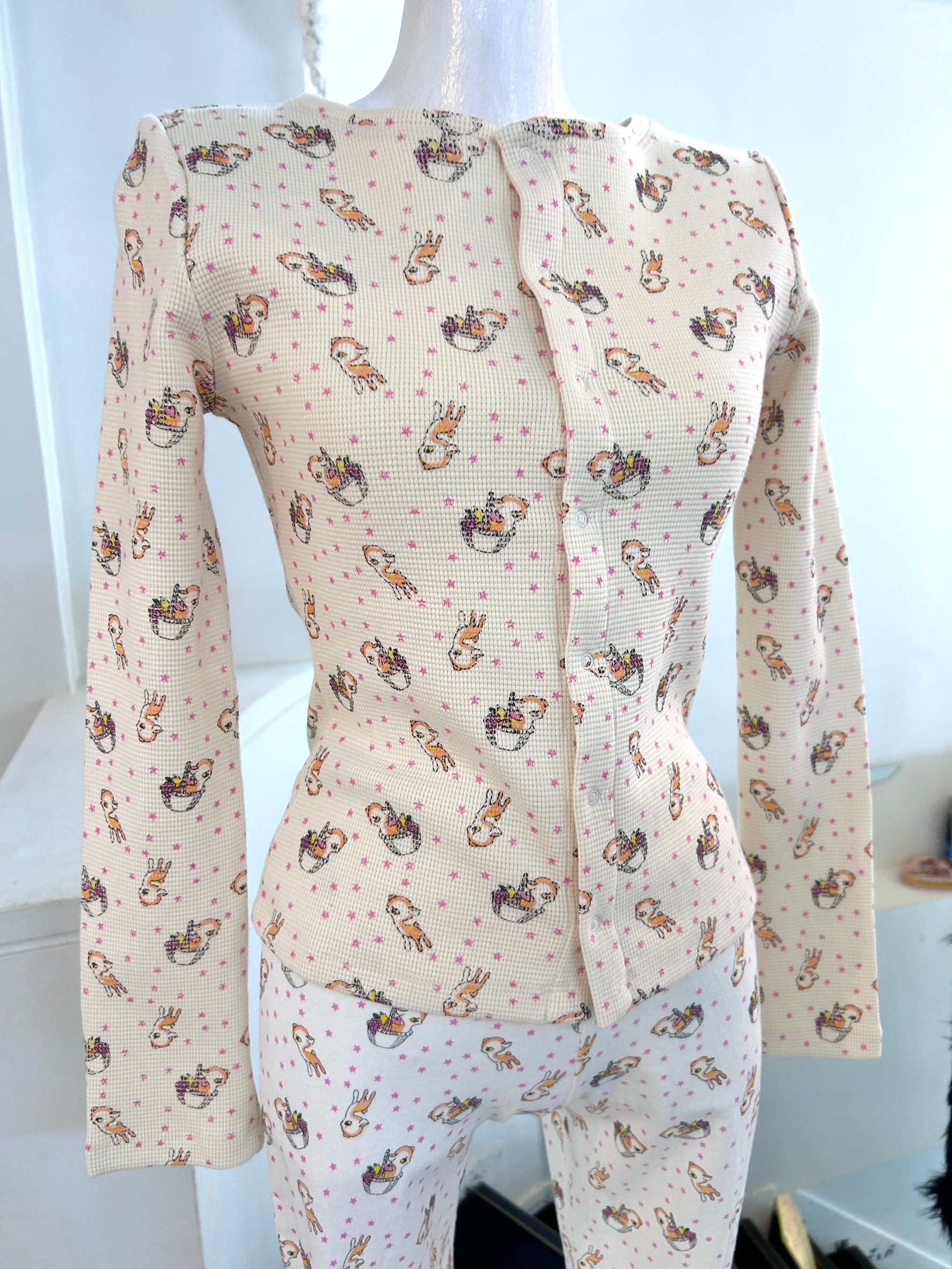 Ashley WILLIAMS  THERMAL TOP / PEACH DEER