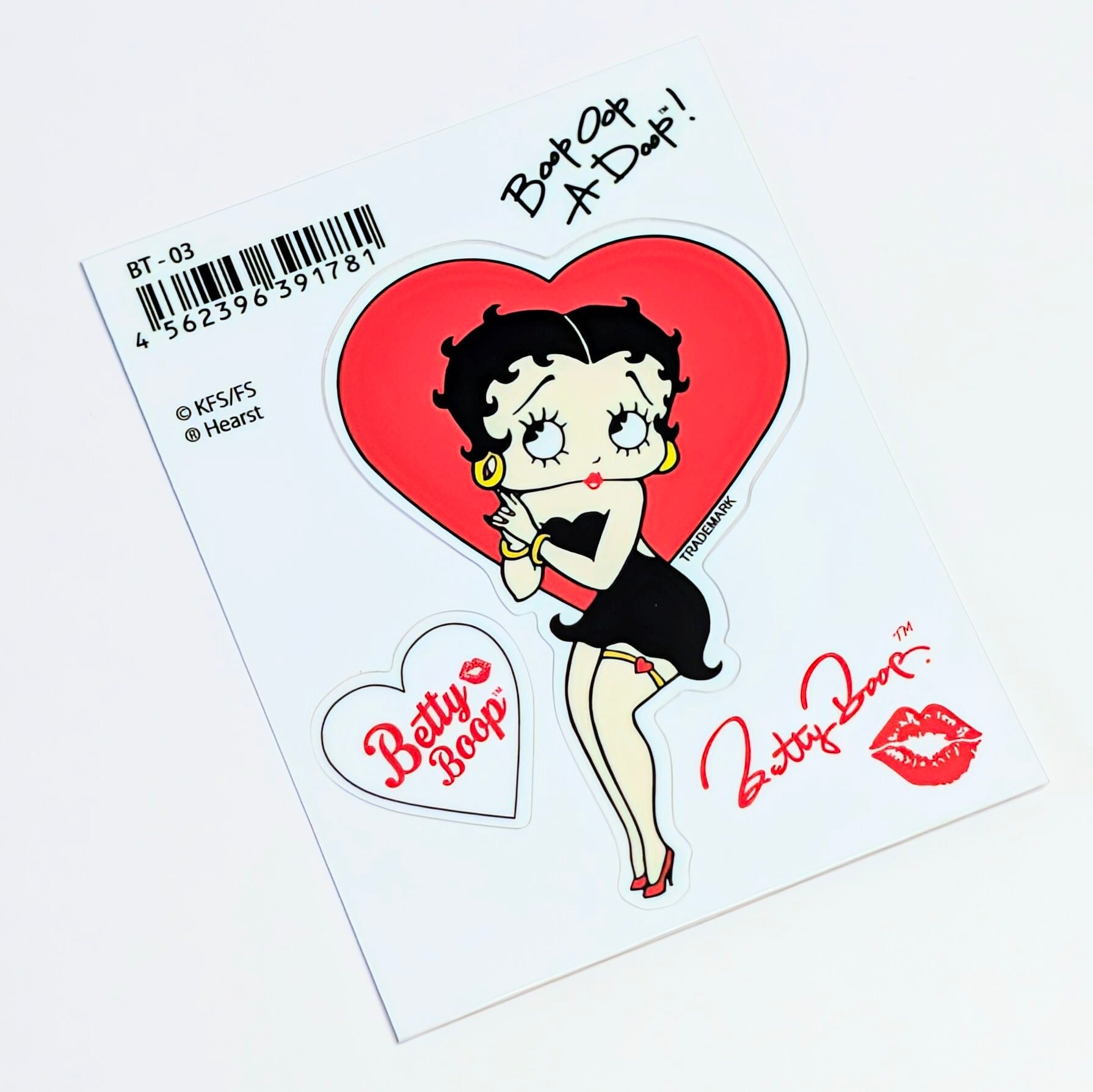 ✨️みんなメロメロ♡✨️送料無料！【 Betty Boop（ベティブープ） 】 STICKER（ステッカー）/ シール / ベティちゃん　〚アメリカン雑貨 アメトイ〛