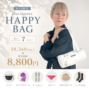 2026 summer 福袋 7点セット 【30,360円相当】andeotte maisonblanche H.62 アンデ (レディース 女性 靴下 柄 北欧 雑貨 かわいい おしゃれ オシャレ ブランド 正月 新春 お楽しみ袋 セット アソート 福袋 バッグ ショルダーバッグ アームカバー ストール)