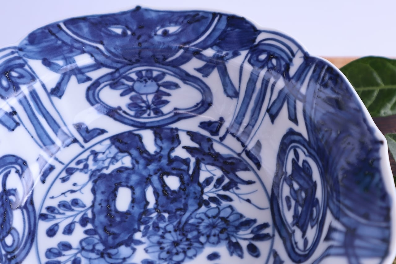 染付芙蓉手岩花文兜鉢 | 陶つちやま