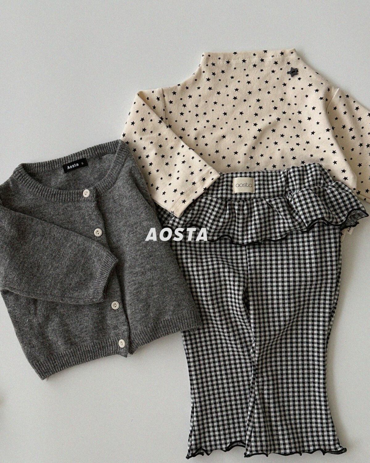 送料無料【予約】/ お星様キャンディTシャツ / aosta