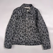 アンサンブル VALENZA SPORTS バレンザスポーツ レオパード柄 ラインストーン デニム風 ジャケット 38 ベスト 40/グレー系 レディース