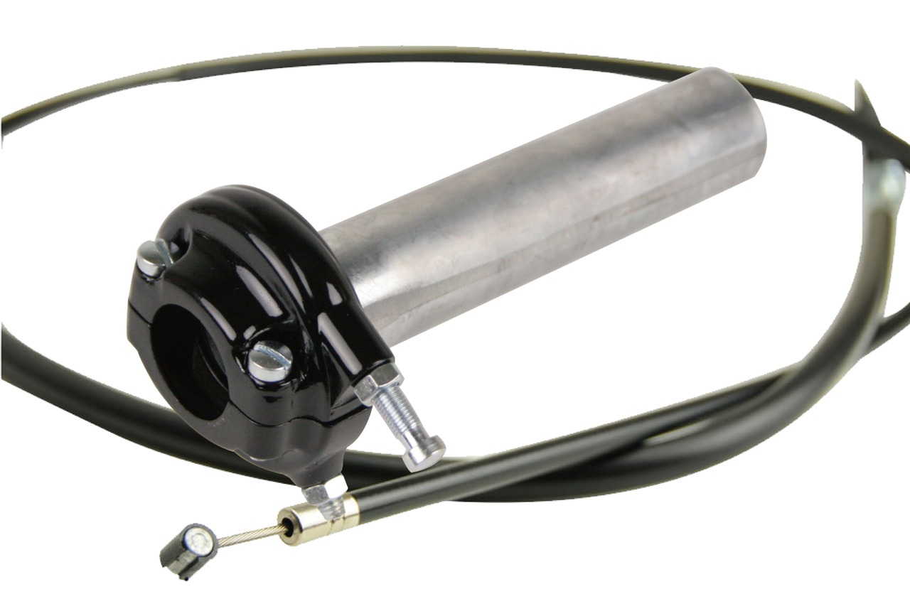 AMAL364type Throttle (BLACK) & Cable set  /CB400SS/GB250 (88'-95')