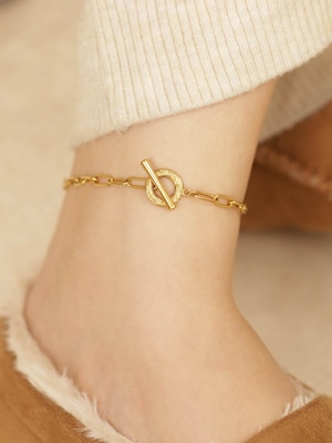 316L hawaiian mantel chain anklet #a01