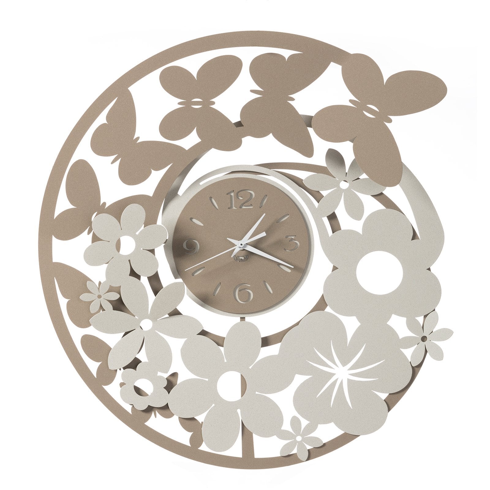 全品送料無料 Arti e Mestieri 掛け時計 アルティ エ メスティエリ Wall clock Cassiopea 2935-C96  hazel white イタリア 壁掛け時計