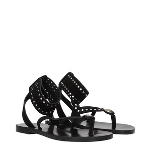 【新品】ISABEL MARANT イザベルマラン レディース ビーチサンダル スエード ブラック SD0239FAC2B01SBKSI
