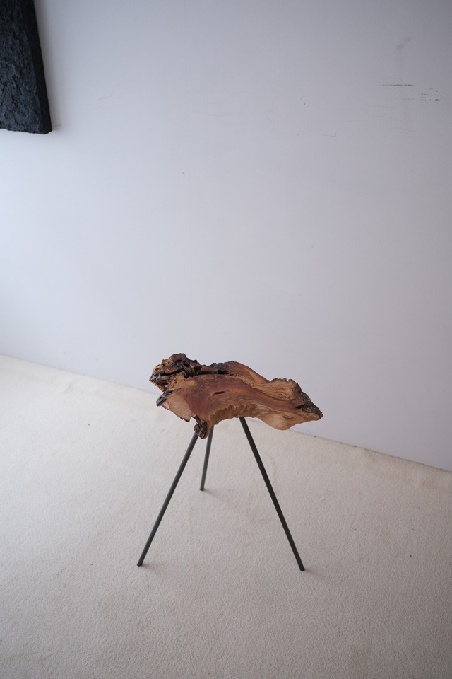 一枚板 Side table "欅"  #005