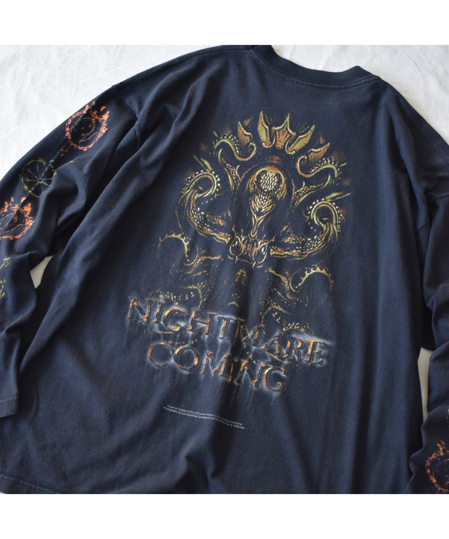 01 CRADLE OF FILTH ロングスリーブTシャツ メンズXL ブラック メタル
