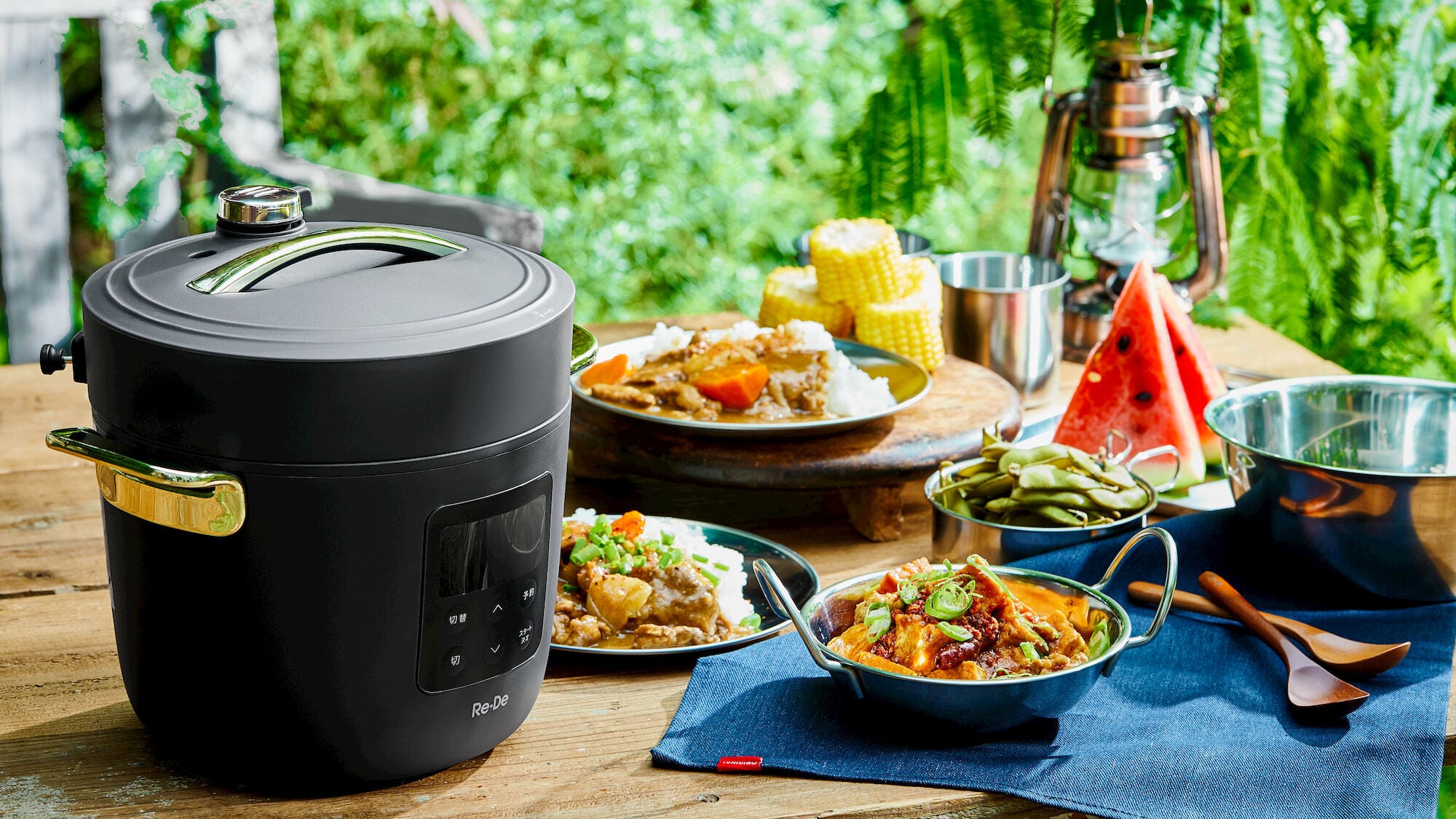 Re・De PCH-20LB BLACK ReDePot 電気圧力鍋 【公式通販】