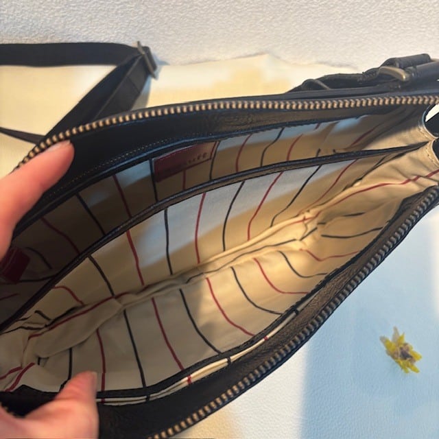 B.stuff　ナイロンコンビショルダーバッグ(クロ)