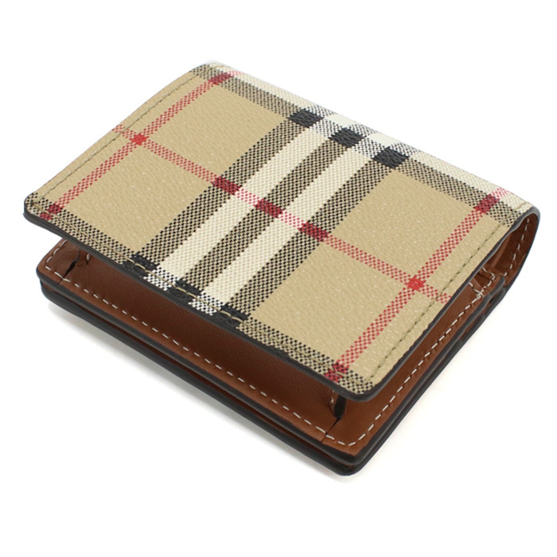 新品未使用正規品】バーバリー BURBERRY 2つ折り財布小銭入付き  
