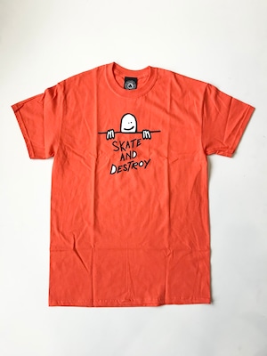 THRASHER MAGAZINE / GONZ SAD LOGO S/S T-SHIRT / ORANGE