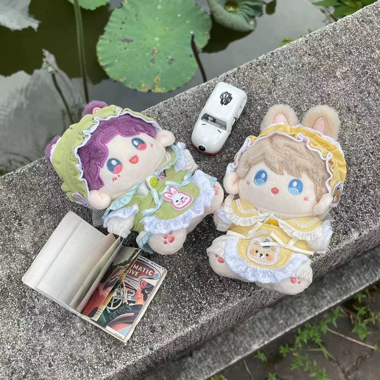 10cmぬい服】スプリングベビードレスコーデ 10cm着せ替えぬいぐるみ用