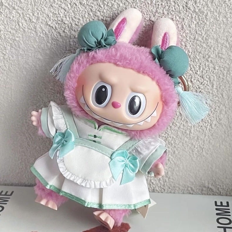推し活アイテム 撮影用アイテム 10cmぬい服 チャイナ服とシニヨンの
