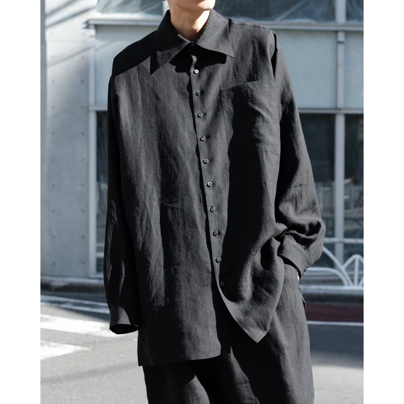 kujaku] (クジャク) 2055SS / S-286 oversize shirt | Clique Tokyo