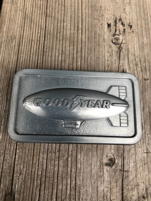 VINTAGE BELT BUCKLE GOODYEAR/グッドイヤー ベルトバックル 飛行船 ビンテージ