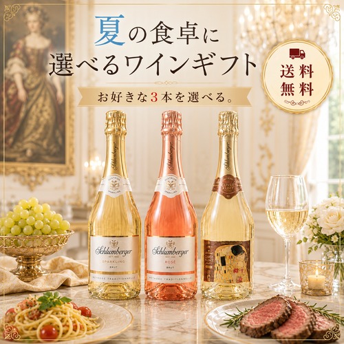 【期間限定！】オーストリア皇室御用達｜選べるスパークリングワイン3本セット・送料無料