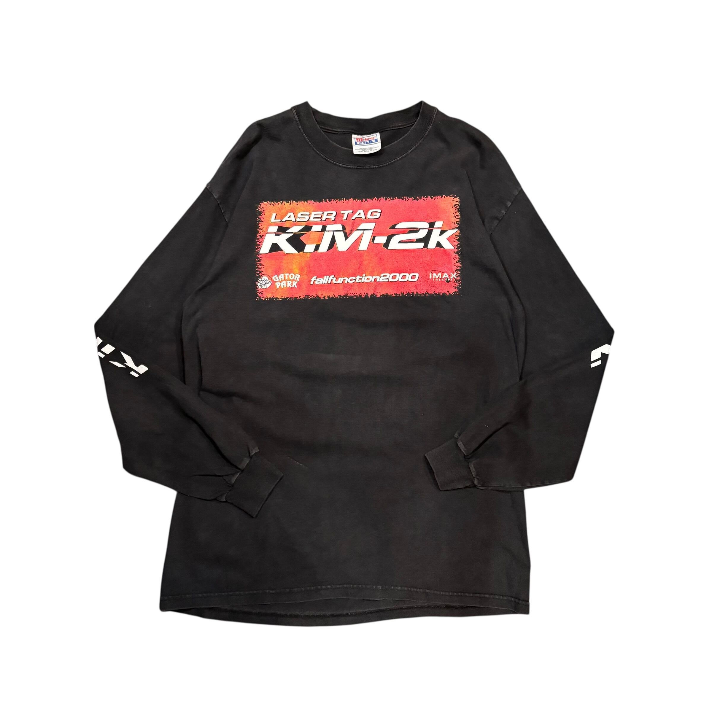 【古着】LASER TAG "K:M-2K" long sleeve T-shirt