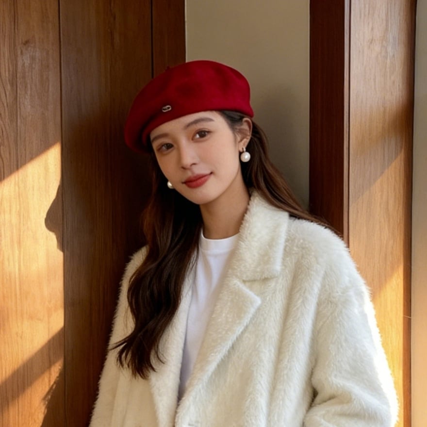 ロリィタ ベレー帽 クラシカル ガーリー・大人可愛い対応 5色展開 帽子