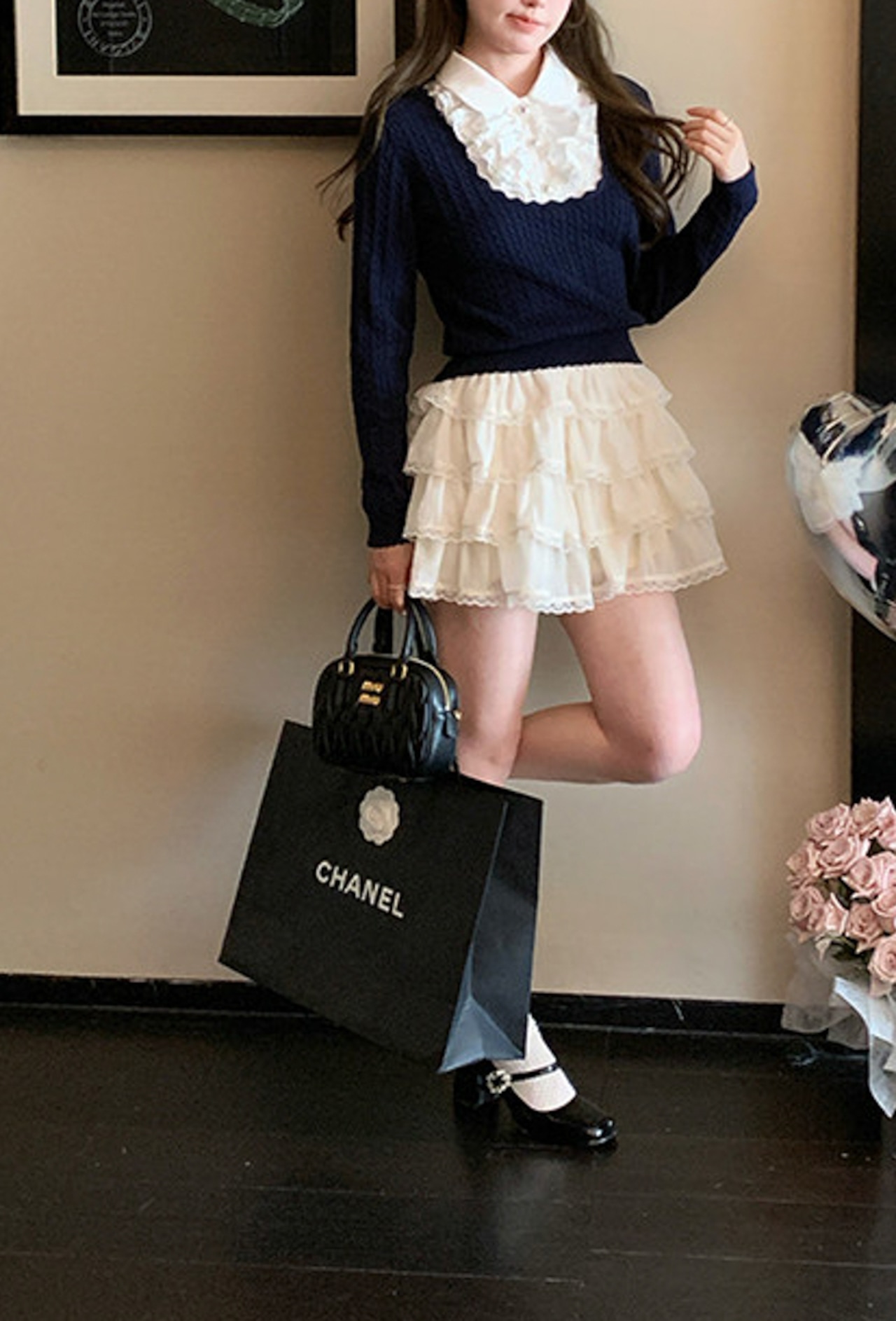 フリルティアードミニスカート LK1815