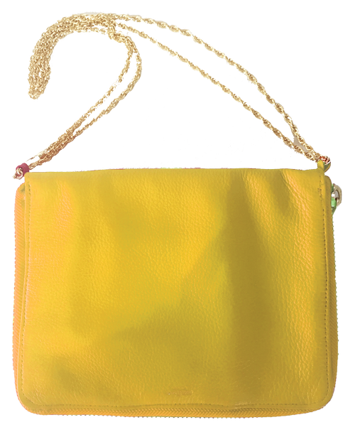 Order reservation happy Inslin bag【受注予約】Yellow × Liberty L