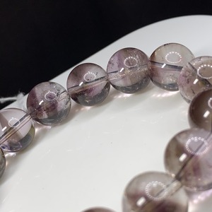 アメジストエレスチャルブレスレット