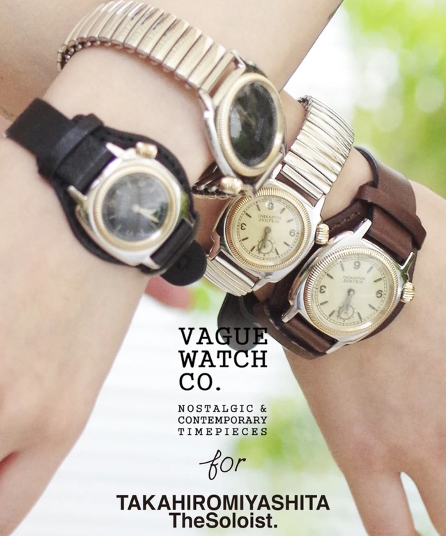VAGUE WATCH CO. / TAKAHIROMIYASHITA The SoloIst. Coussin BEGINNING 32mm/16mm (BEIGE)