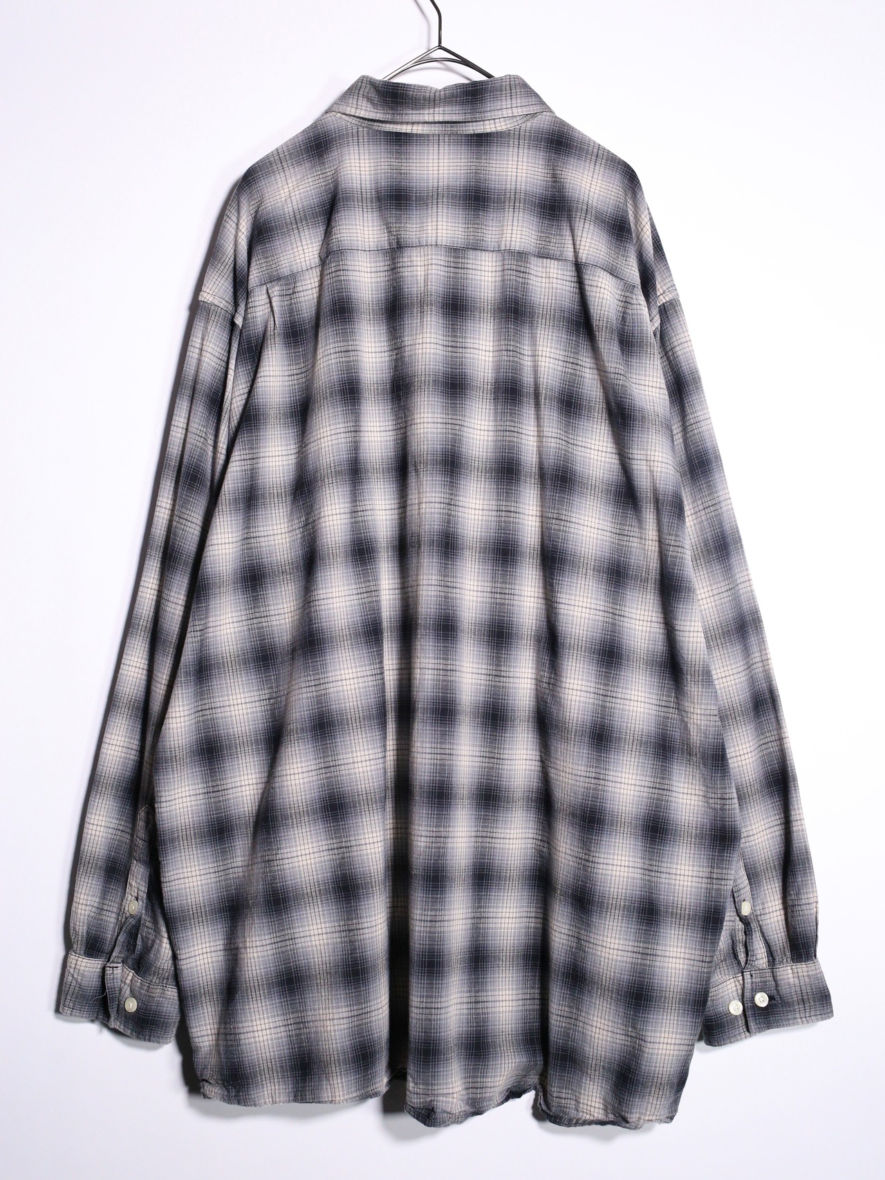"Carhartt" XXL  over silhouette ombre check shirt - 14