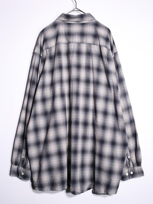 "Carhartt" XXL  over silhouette ombre check shirt