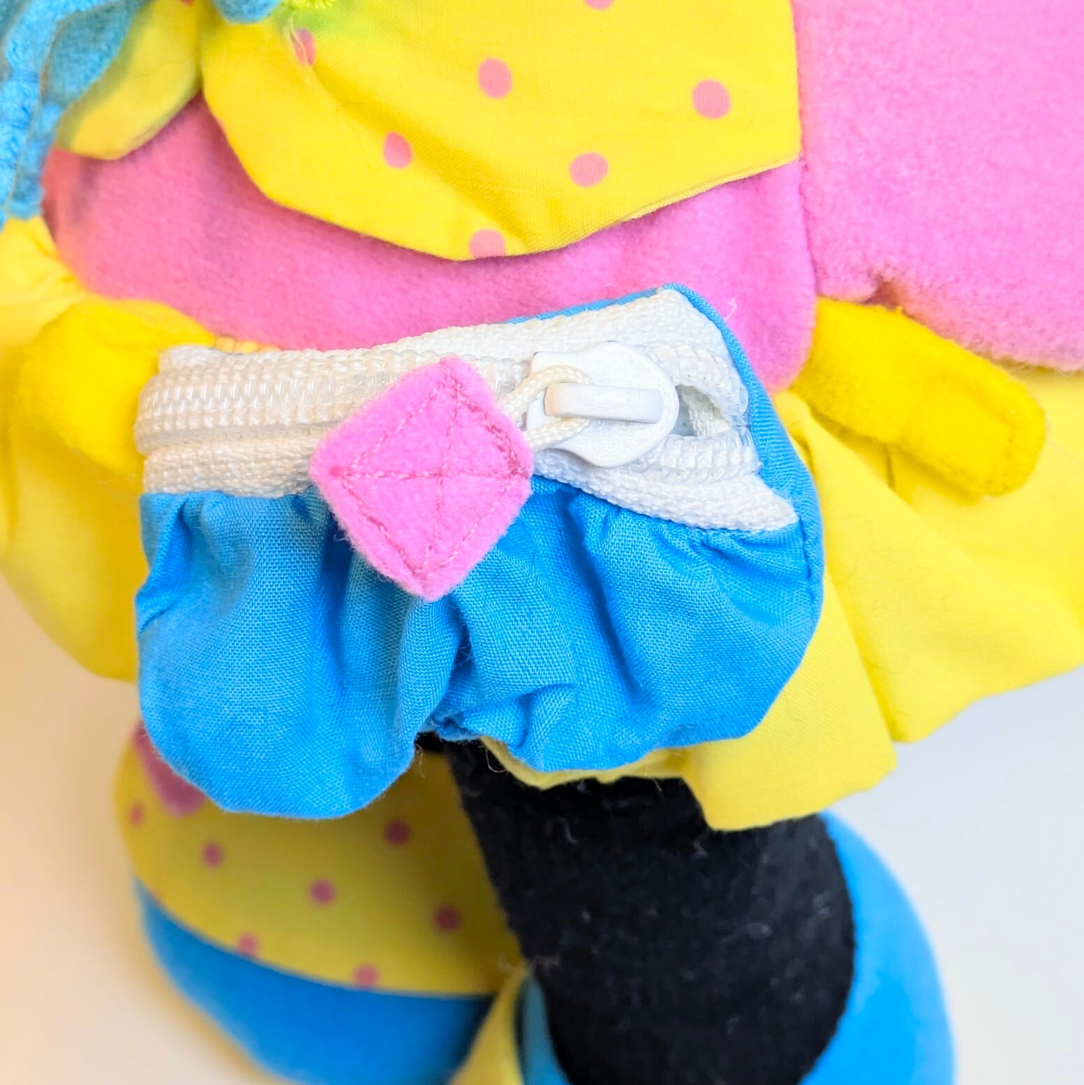 ☆VINTAGE 1992☆ 【 DISNEY / ディズニー ミニーマウス (Minnie Mouse) 】ミッキーマウスと仲間たち / 知育玩具 / ぬいぐるみ / plush toy 〚アメリカン雑貨 アメトイ〛